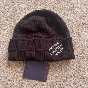 Louis vuitton black beanie